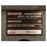 LR - Aiwa CX-LEM50UC CD Stereo System with XR-EM50 Speakers