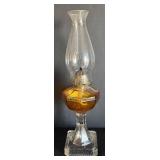 DR - Two Antique Oil Lamps