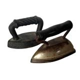 DR - Vintage Cast Iron Sad Irons & Trivets