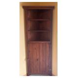 LL - Vintage Corner Cabinet Shelf