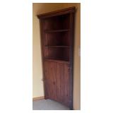 LL - Vintage Corner Cabinet Shelf