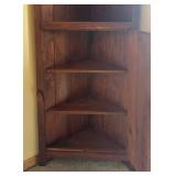 LL - Vintage Corner Cabinet Shelf