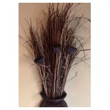LL - Decorative Wall Vase with Dried Stems