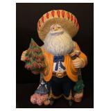 LL - Three Santa Claus Figurines