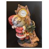 LL - Three Santa Claus Figurines