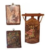 LL - Vintage Wooden Decorative Plaques and More