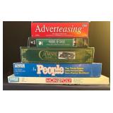 LL - Vintage Board Games Lot - Trivial Pursuit, Backgammon, Monopoly, Advertising, Murder of Course and More