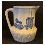 LL - Antique Dutch Salt-Glazed Pitcher