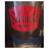 LL - Schmidt Beer Vintage Glass Pitcher