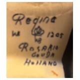 LL -Vintage Handmade Ceramic Gouda Dutch Clog / Gouda Regina Dutch Shoe Ceramic Figurine