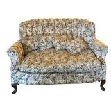 LL - Vintage Floral Damask Sofa - Includes Accent Pillows