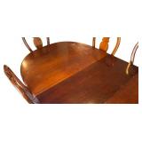 DR - Vintage Dining Table Set With Six Chairs