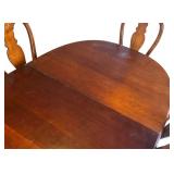 DR - Vintage Dining Table Set With Six Chairs