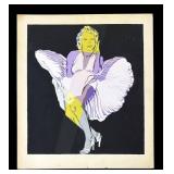 MB - Marilyn Monroe Original Unframed Painting