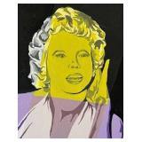 MB - Marilyn Monroe Original Unframed Painting