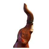 LL - Vintage Leather Elephant Decanter