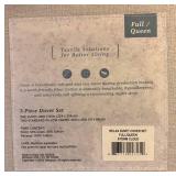 LL - Welhome by Welspun Relax Duvet Cover Set - Full/Queen - Storm Cloud - 3-Piece