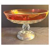 LL - Vintage Indiana Glass Compote Dish