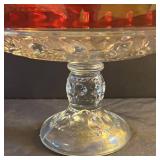 LL - Vintage Indiana Glass Compote Dish