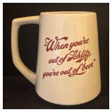 LL - Vintage Schlitz Beer Pitcher