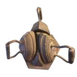 LL - Antique Sad Iron Stand with Three Irons