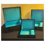 LL - Three Lovely Vintage Jewelry Boxes