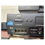 Contents of Cart - Working Electronics Including Panasonic Color Monitor CT-1382-VY BluRay Player VCR etc