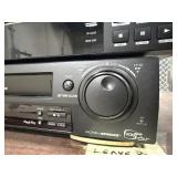Contents of Cart - Working Electronics Including Panasonic Color Monitor CT-1382-VY BluRay Player VCR etc