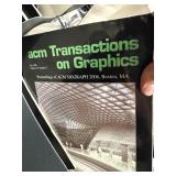 Collection of Vintage etc Computing Magazines - ACM Transactions on Graphics & others on Computer Graphics