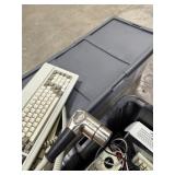 Large Bin w/Assorted Vintage Computer Keyboards & Other Items