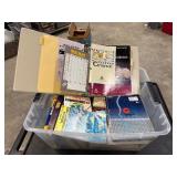 Large Bin Full of ATARI Books Items Some Games etc