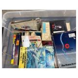 Large Bin Full of ATARI Books Items Some Games etc