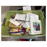 Large Bin Full of Vintage Atari & other Game Manuals , Apple Items, Booklets etc
