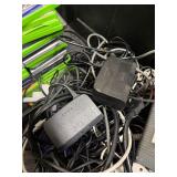 Large Bin Full of Assorted Video Games & Accessories Controllers Cords etc - Mostly Original XBOX