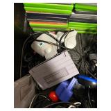 Large Bin Full of Assorted Video Games & Accessories Controllers Cords etc - Mostly Original XBOX