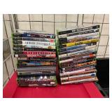 Large Bin Full of Assorted Video Games & Accessories Controllers Cords etc - Mostly Original XBOX