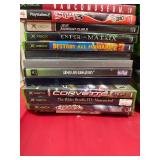 Large Bin Full of Assorted Video Games & Accessories Controllers Cords etc - Mostly Original XBOX