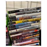 Large Bin Full of Assorted Video Games & Accessories Controllers Cords etc - Mostly Original XBOX