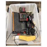Bin w/ATARI 2600 Video Game System Games Accessories & other items