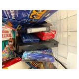 Large Bin Full of Assorted Items - NOS Cassette Tapes Toys Computer Items Electronics etc