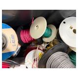 Large Bin Full of Good Assorted Wire / Cable