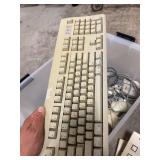Large Lot of Vintage APPLE Keyboards, Computer Mice etc