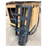 Lot of 8 Metal Ikea DVD, Video Game, CD Wall Mounted "Lerberg" Organizer Display Racks