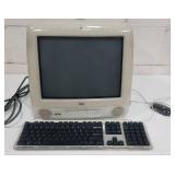 Apple iMac Monitor w/Keyboard - Blue Dalmatian
