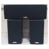 POLK AUDIO Model RTi A1 Speakers w/Center Speaker