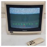 Working Vintage Retro PANASONIC Model CTL-1030R Color TV w/Remote