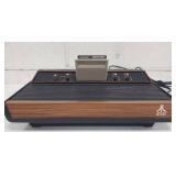 ATARI 2600 Video Game System w/Cords & Many Games