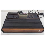 ATARI 2600 Video Game System w/Cords & Many Games
