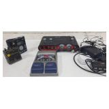 Group of Guitar etc Audio Equipment