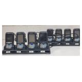 Set of 8 Working INTERMEC Model CN-70 Mobile Computer Handheld Barcode Scanners w/Docks